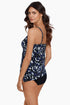 MagicSuit Blue Print Separate Missy Tankini Top
