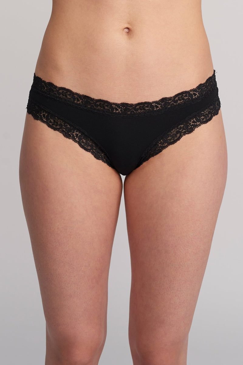 Fleur't Essentials Iconic Thong BLACK buy for the best price CAD$ 25.00 -  Canada and U.S. delivery – Bralissimo