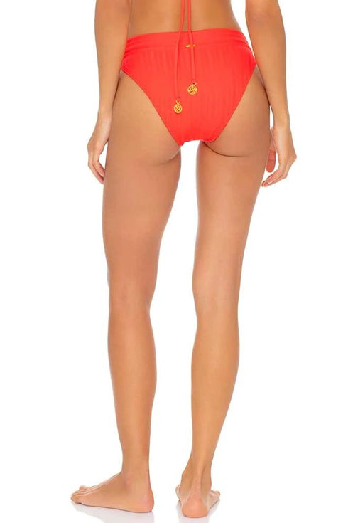 Luli Fama Last Fling RED HOT HIGH WAIST BANDED BOTTOM