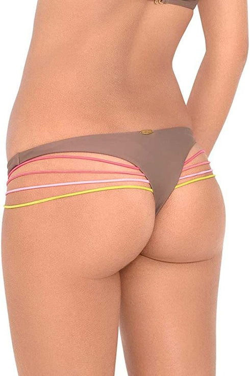 Luli Fama Unstoppable Colored Strings Buns Out Bottom