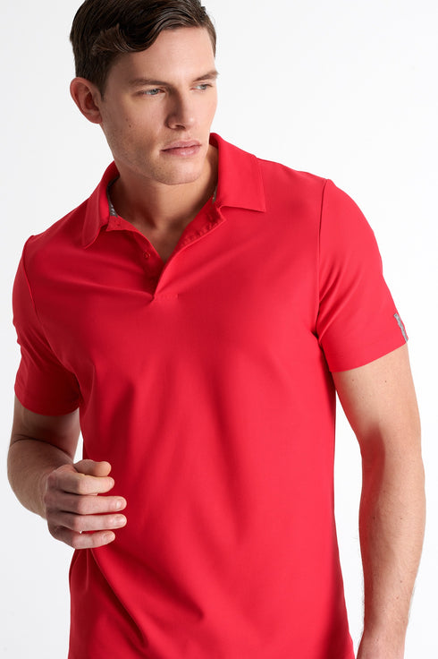 Shan Actuel Textured jersey polo