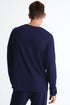 Shan Relaxation Soft round neck long sleeve shirt