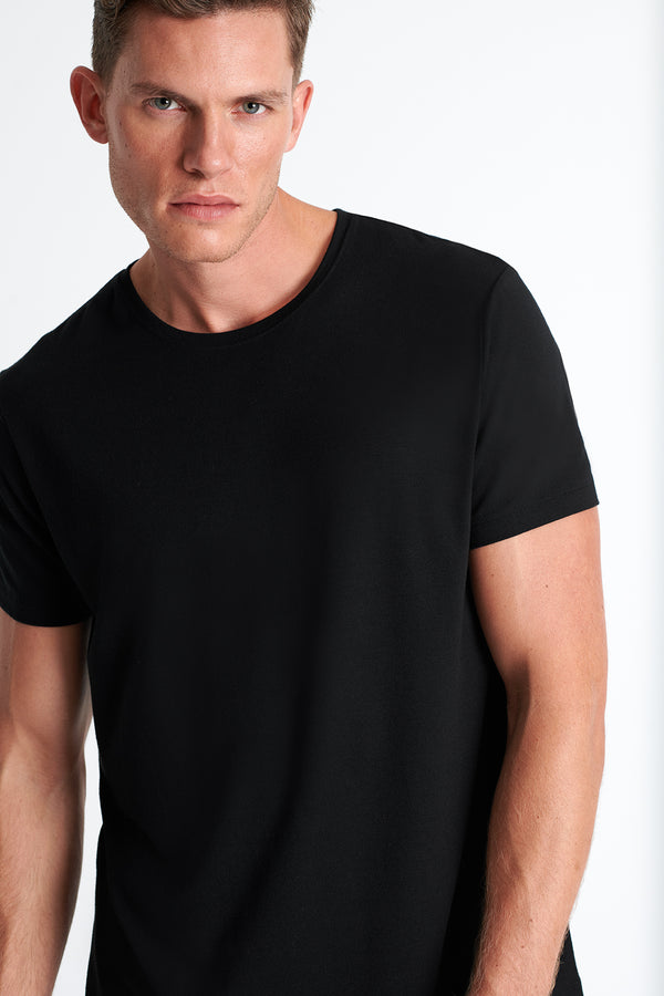 Shan Relaxation Soft round neck t-shirt