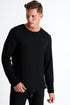 Shan Relaxation Soft round neck long sleeve shirt