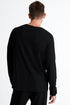 Shan Relaxation Soft round neck long sleeve shirt