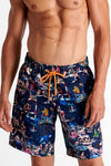 Shan Classique Long fit swim trunk
