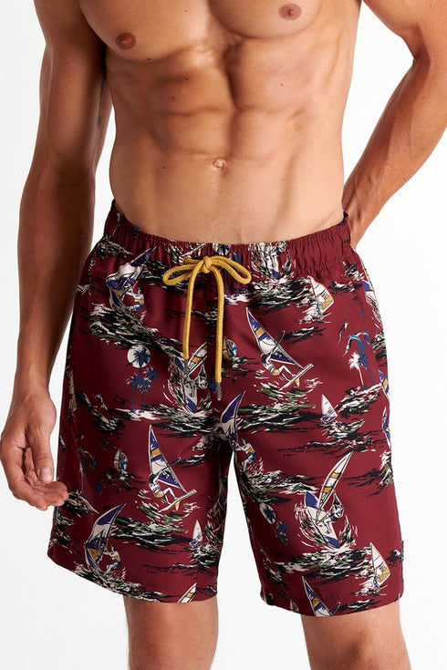 Shan Classique Long fit swim trunk