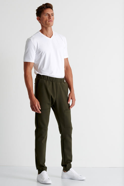 Shan Modern 3D jersey cargo pants