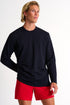Shan Signature Textured jersey long sleeve round neck