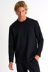 Shan Signature Textured jersey long sleeve round neck