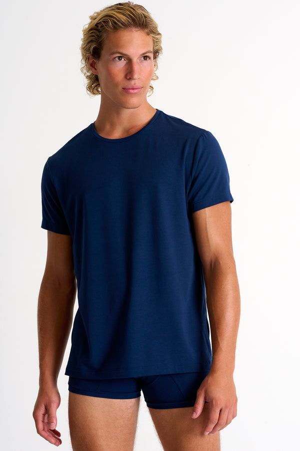 Shan Relaxation Soft round neck t-shirt