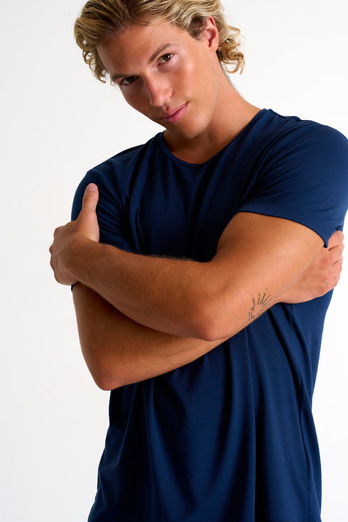 Shan Relaxation Soft round neck t-shirt