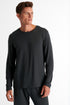 Shan Relaxation Soft round neck long sleeve shirt