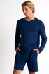 Shan Relaxation Soft round neck long sleeve shirt