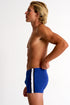62305-21-541 - Fitted Short Swim Trunks S / 541 Indigo & White