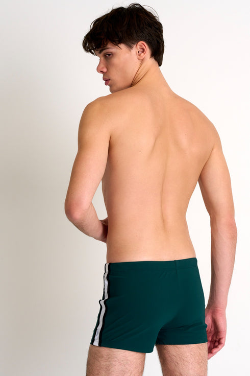 Shan Retro Fitted short swim trunks