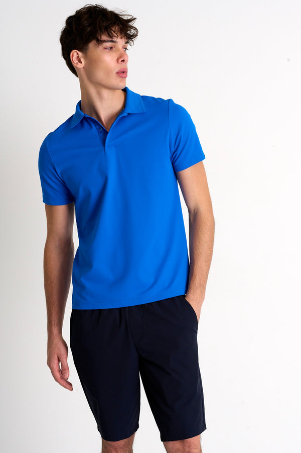 Shan Actuel Textured jersey polo