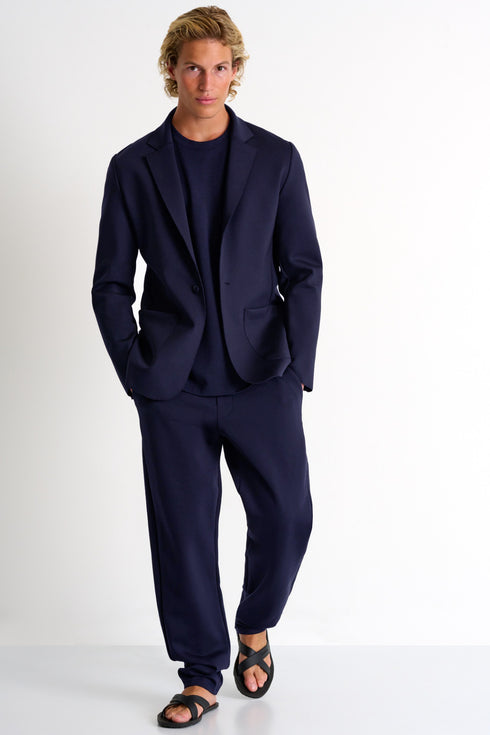 Shan City Structured 3D Jersey blazer