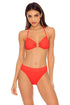 Luli Fama Last Fling RED HOT HIGH WAIST BANDED BOTTOM