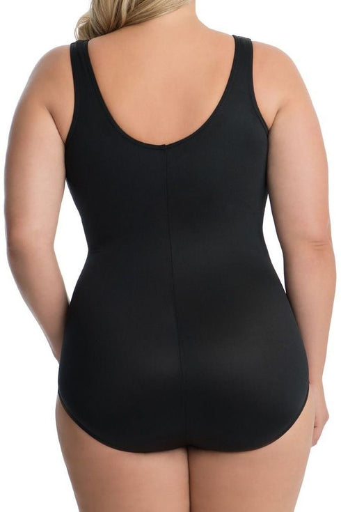 MiracleSuit Women’s Solids Plus Size Oceanus One Piece