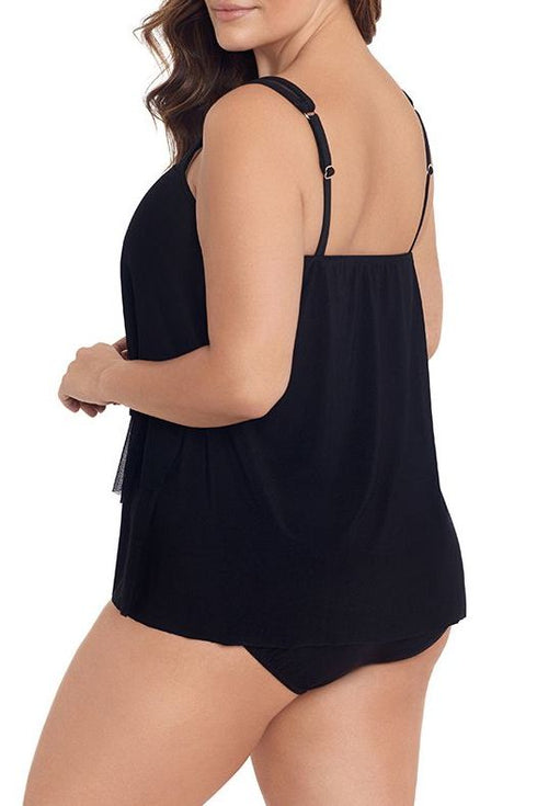 MiracleSuit Illusionists Plus Size Separate Tankini Top