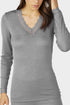 Mey Serie Silk Touch Wool Long Sleeve Top