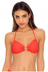 Luli Fama Last Fling RED HOT RING HALTER BANDEAU TOP