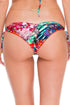 Luli Fama Like A Flame Wavey Ruched Back Brazilian Tie Side Bottom