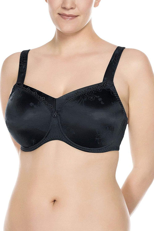 Ulla Viola Bra with underwire and sheer panel