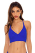 Luli Fama Last Fling SOMETHING BLUE BUSTIER TOP
