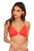 Luli Fama Last Fling RED HOT RING BRALETTE TOP