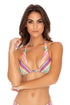 Luli Fama Heat Waves TRIANGLE HALTER TOP