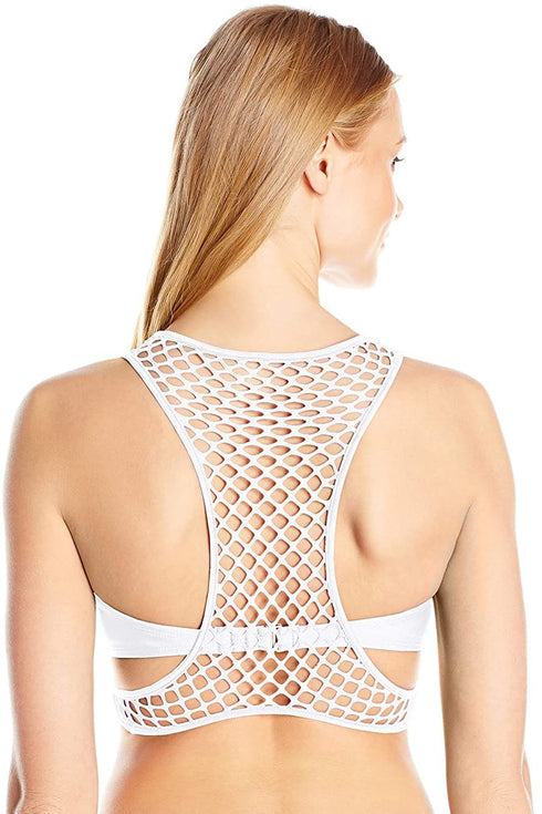 Luli Fama Sailor's Kiss Fishnet Sporty Top