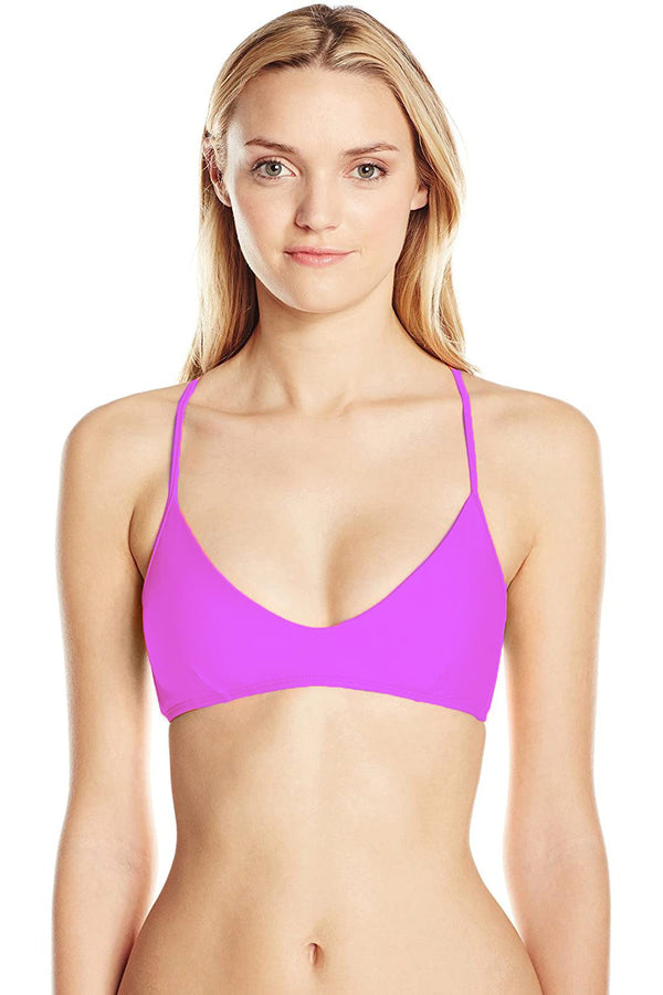 Luli Fama Cosita Buena Criss-Cross Back Bra Top