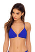 Luli Fama Last Fling SOMETHING BLUE RING BRALETTE TOP