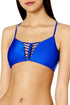 Luli Fama Kiss The Wave Criss Cross Sporty Bra