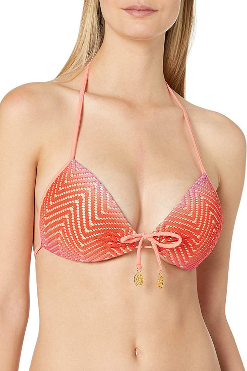 Luli Fama Sunset Angel Molded Push Up Bandeau Halter