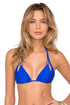 Luli Fama Cosita Buena Zig Zag Knotted Cut Out Triangle Top