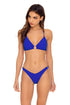 Luli Fama Last Fling SOMETHING BLUE RING BRALETTE TOP