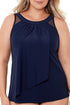 MiracleSuit Illusionists Plus Size Ursula Tankini Top