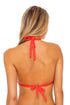 Luli Fama Last Fling RED HOT TRIANGLE HALTER TOP
