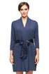 Fleur't Essentials Robe With Silk Ties