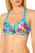 Luli Fama Gorgeous Chaos Water Trim Trimmed V-Top