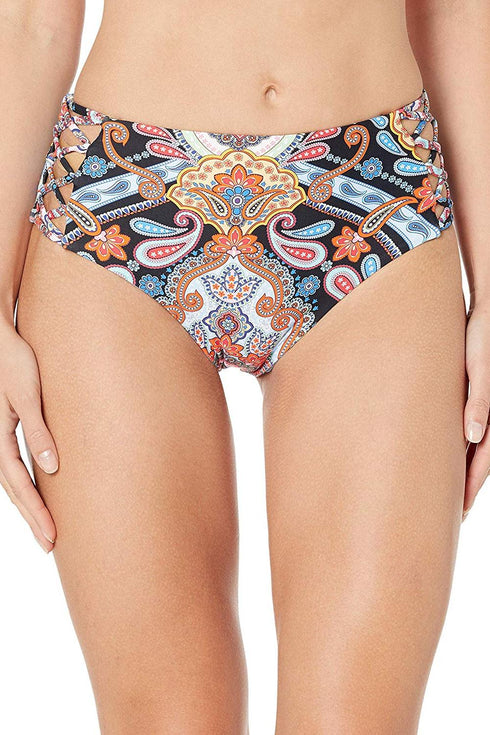Luli Fama Maestranza Laced Up High Rise Cheeky Bottom
