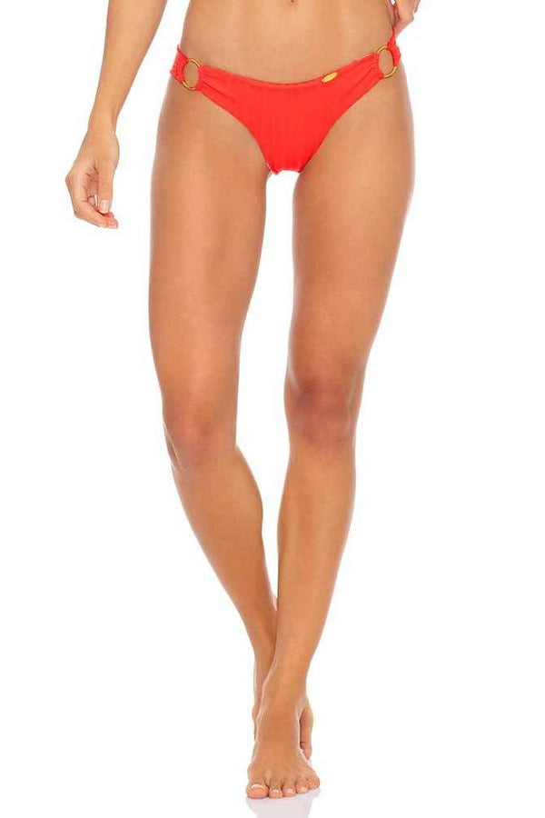 Luli Fama Last Fling RED HOT RING RUCHED BOTTOM