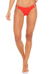 Luli Fama Last Fling RED HOT RING RUCHED BOTTOM