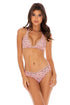 Luli Fama Baby Jungle WEAVED TRIM RUCHED FULL BOTTOM