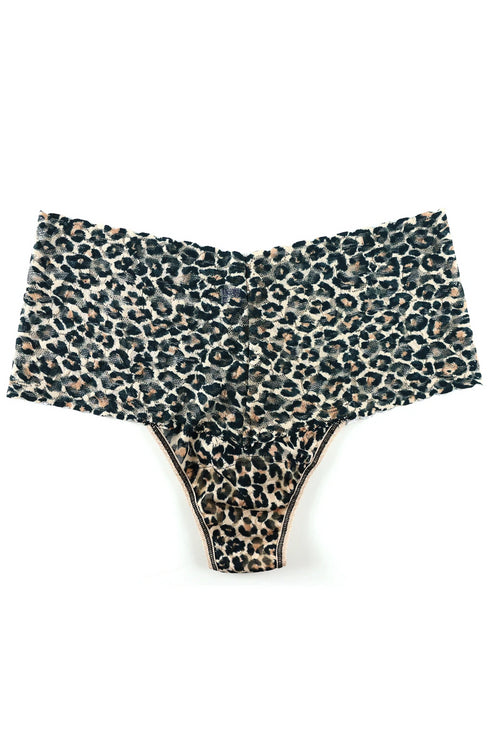 Hanky Panky Printed Signature Lace Plus Size Retro V-Kini