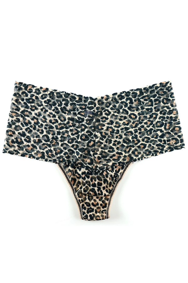 Hanky Panky Printed Retro Lace Plus Size Thong