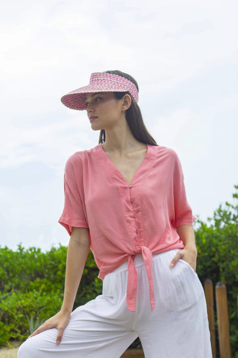 Koy Resort Miami Tie Front Top